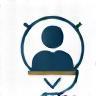 Icon representing ongoing support and service